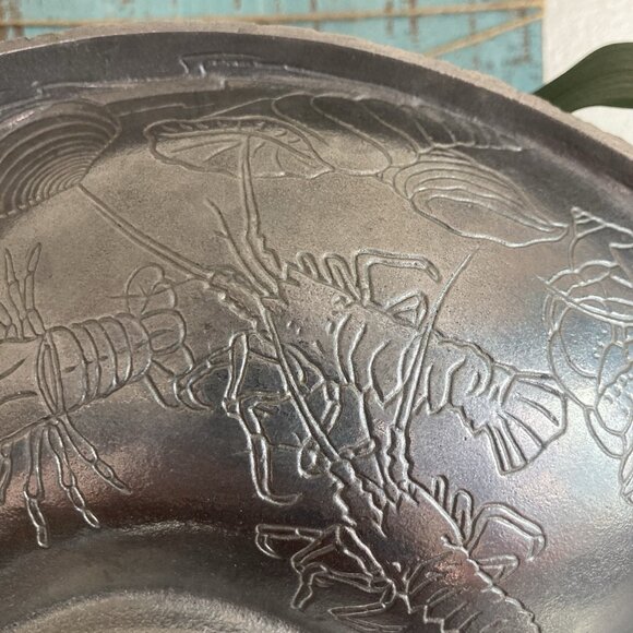 Vintage ARTHUR COURT Sea Life Turtle Divided Tray Platter Serveware, 1985 w LID - Picture 15 of 16